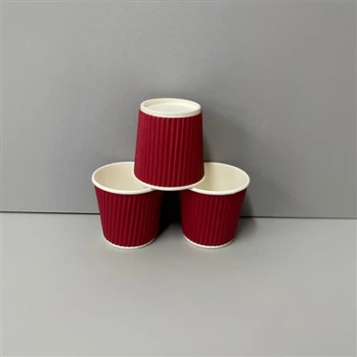 Обычный бумажный стаканчик с двойными стенками на 4 унции Ø62